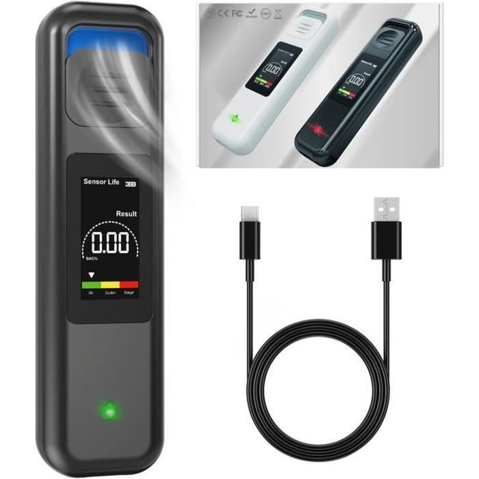 AlcoZen™ – Éthylotest Électronique Portable à Affichage LCD Précis