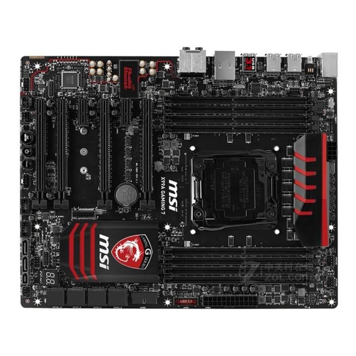 Carte mère MSI X99A GAMING 7 Intel X99 LGA 2011-V3 8xDDR4 SDRAM 128 Go ATX - Msi