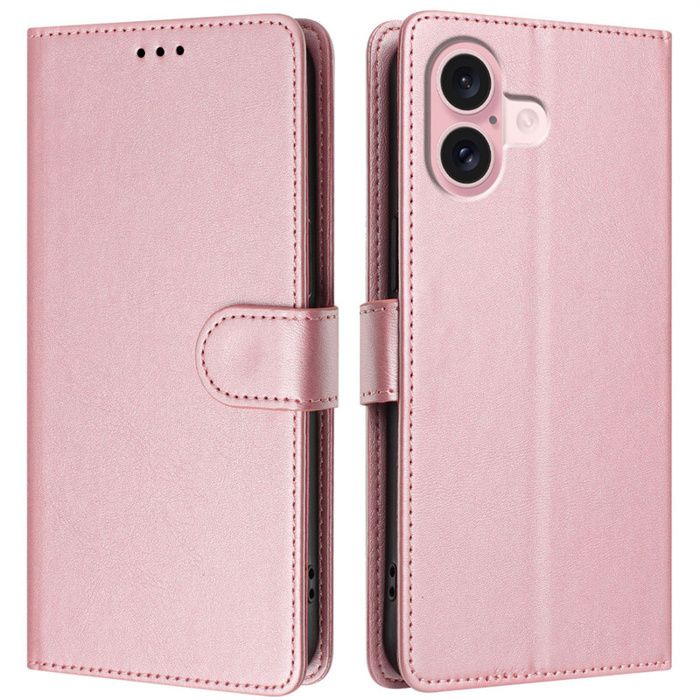 OCASE Coque IPhone 16 Pro Max 2-en-1 Portefeuille Magnétique Amovible – RFID, 4 Fentes Cartes, Bracelet, Noir