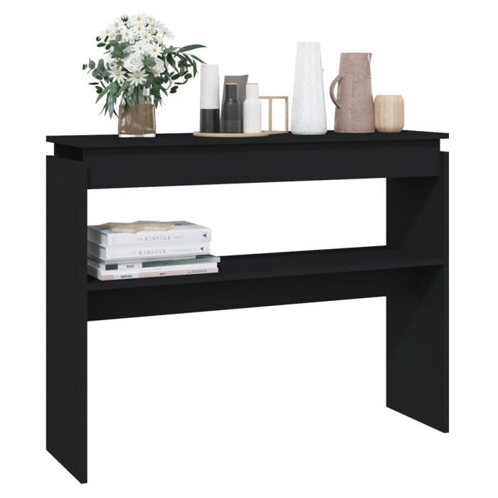 Table d appoint console pratique avec tiroir de rangement 100 x 34,5 x