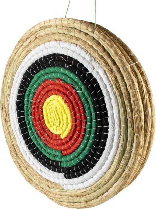 Cible De Tir à L'Arc En Paille 50cm - Cible Traditionnelle Solide Pour Pratique Extérieure