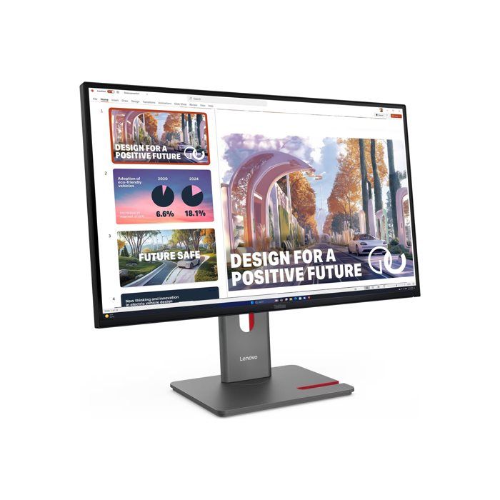 Lenovo ThinkVision P27QD 40 LED display 68 6 cm 27 2560 x 1440 pixels Wide Quad HD Neuf - vue 4