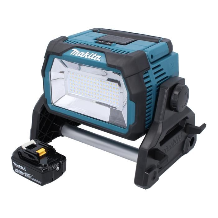Makita DML 809 M1 Projecteur de chantier LED sans fil 18 V 10000 lm + 1x batterie 4 0 Ah sans chargeur - vue 2