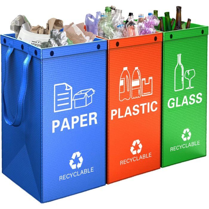 Poubelle Tri Sélectif Sac Recyclage Sac Tri Selectif Bac De