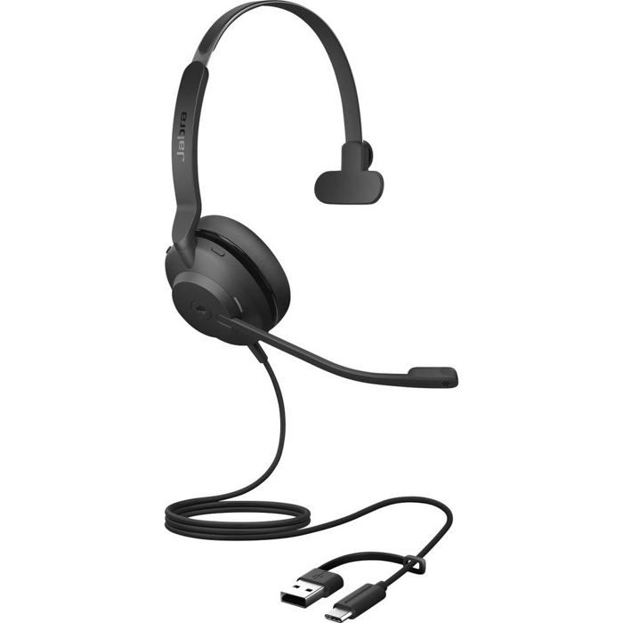 Micro-Casque Jabra Evolve2 30 SE – Filaire Mono, Suppression du Bruit, USB-A/C - vue 7