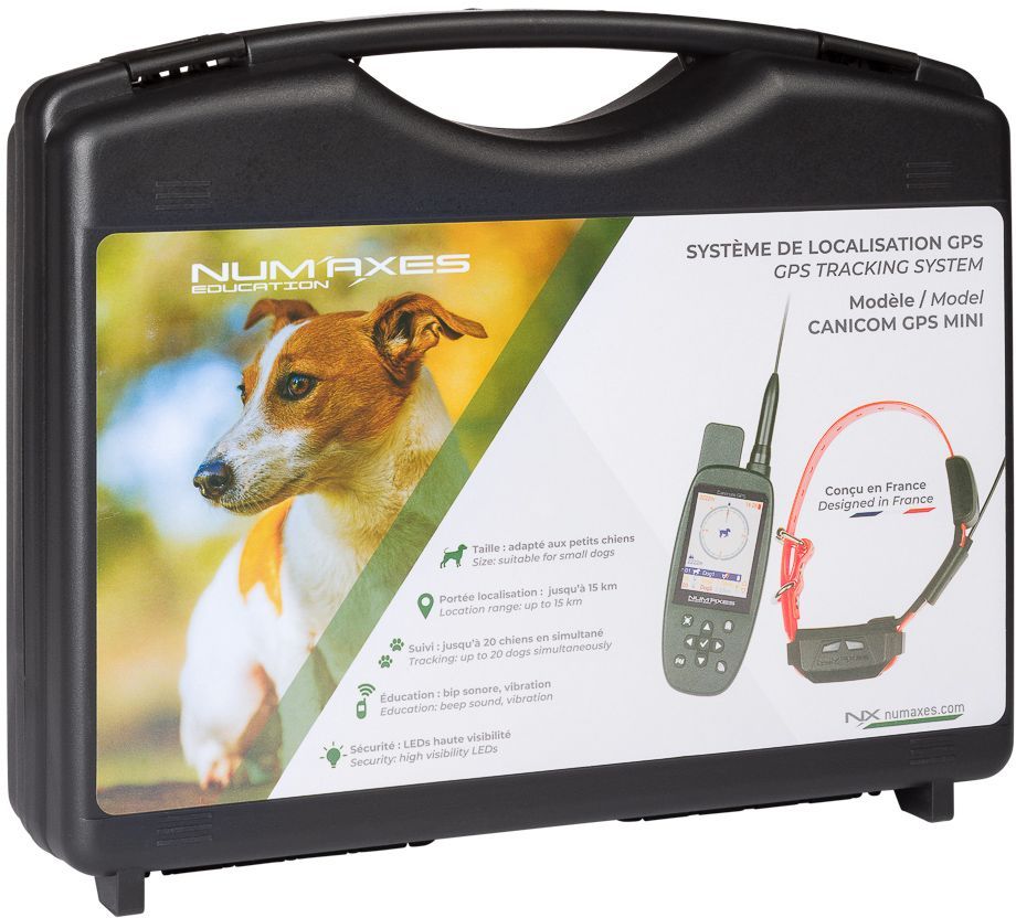 Ensemble complet de localisation - NUMAXES - CANICOM GPS MINI - Sans fonction dressage