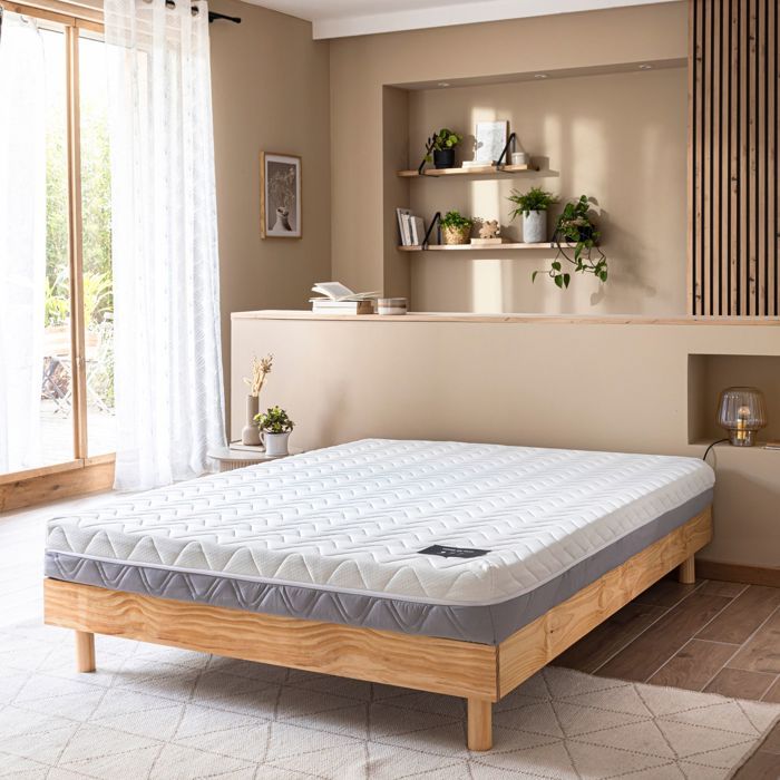 Matelas ressorts ensachés 16 cm - Embellie 2.0 - 120x190 - - Garantie 5 ans - Terre de Nuit Matelas ressorts ensachés 16 cm - Embellie 2.0 - 120x190 - - Garantie 5 ans - Terre de Nuit