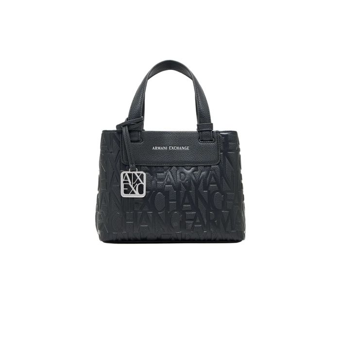 Sacs à main Armani Exchange Femme tote Signature Noir Synthétique