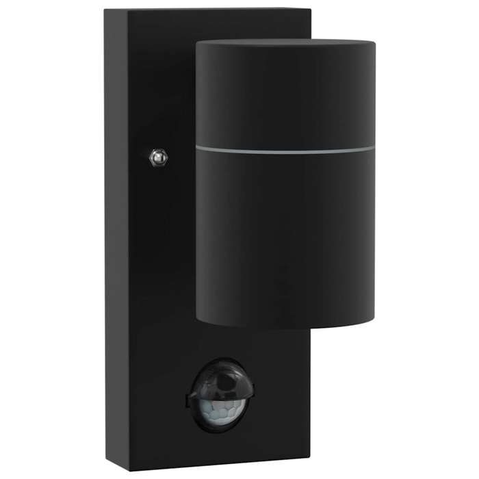 Moderne Applique Murale Extérieure Noir 6 5 x 10 5 x 16 cm Luminaire JARDIN @EU55844
