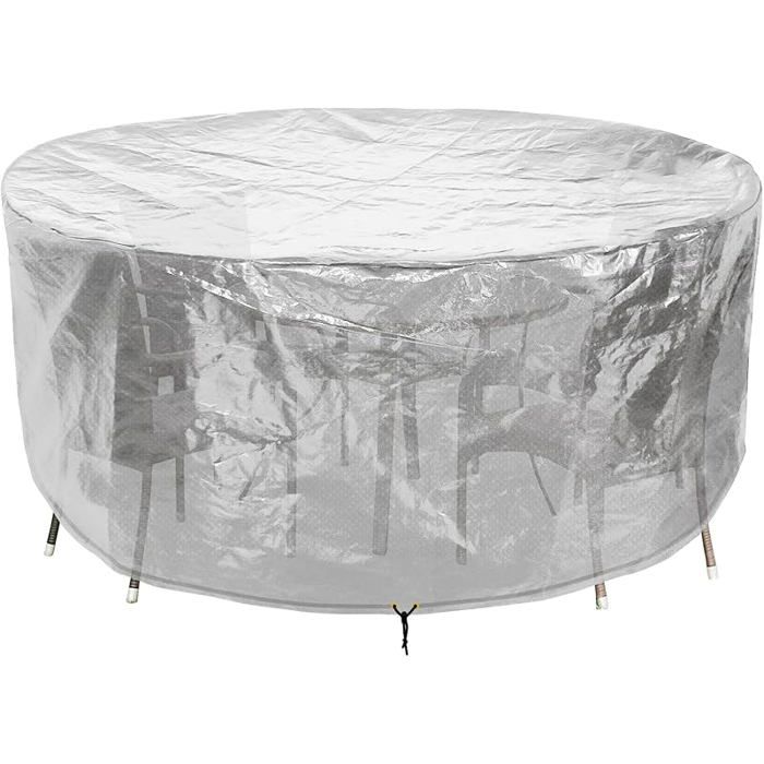 Housses de protection pour meubles de jardin housse de table de jardin imperméable 250x90 cm Housses de Transparent 250×90cm