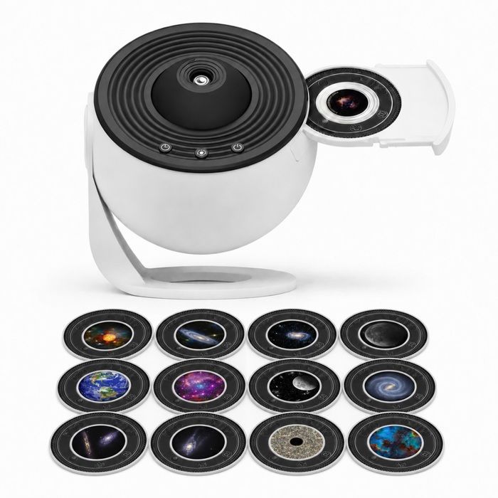 Projecteur galaxie blanc DC 5 V pour plafond chambre et tente lumière d’ambiance ciel étoilé