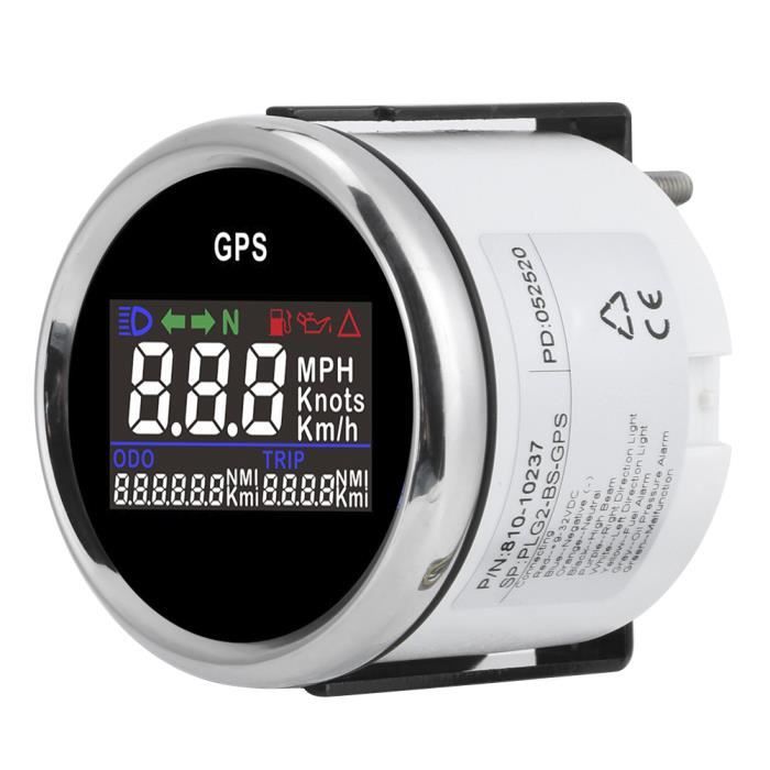 Compteur de vitesse GPS - DIOCHE - Antibuée - Rétro-éclairage LED