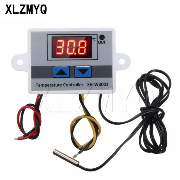 Régulateur De Température Numérique Xh-W3001 Avec Sonde étanche - Plage -50°C à 110°C, 1500W, 110-220V