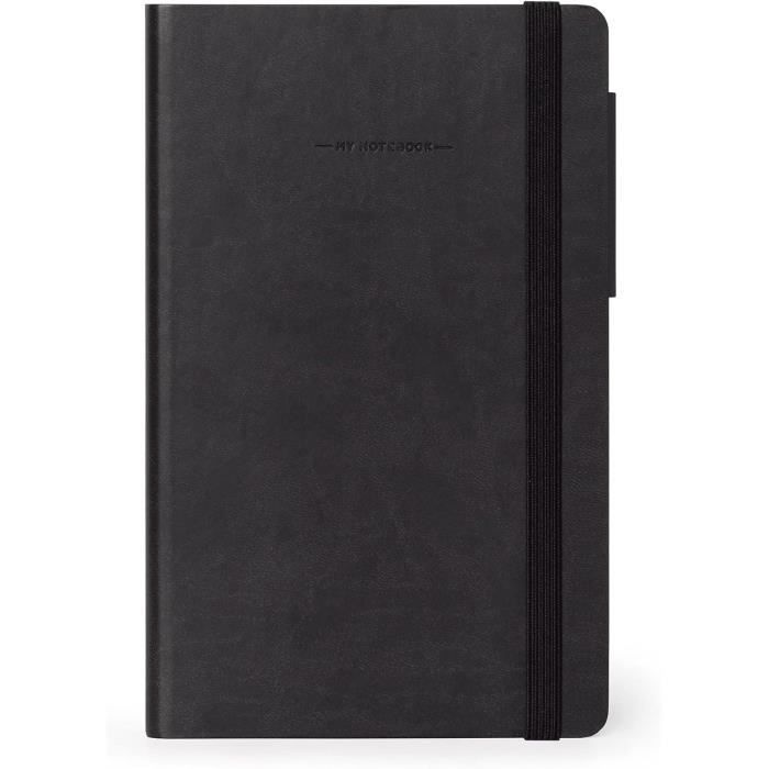 Legami Carnet Ligné Medium Bougainvillea – 192 Pages FSC, Papier Ivoire 90g, Planificateur Mensuel, Carnet D'Adresses, Signet, Couverture PU Souple 13x21 Cm, Idéal Pour Notes & Idées