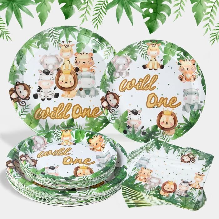 Chantier De Construction Assiette Anniversaire Pour 20 Invités - Kit Vaisselle Fête Chantier Excavatrices Pour Enfants Garçons Filles
