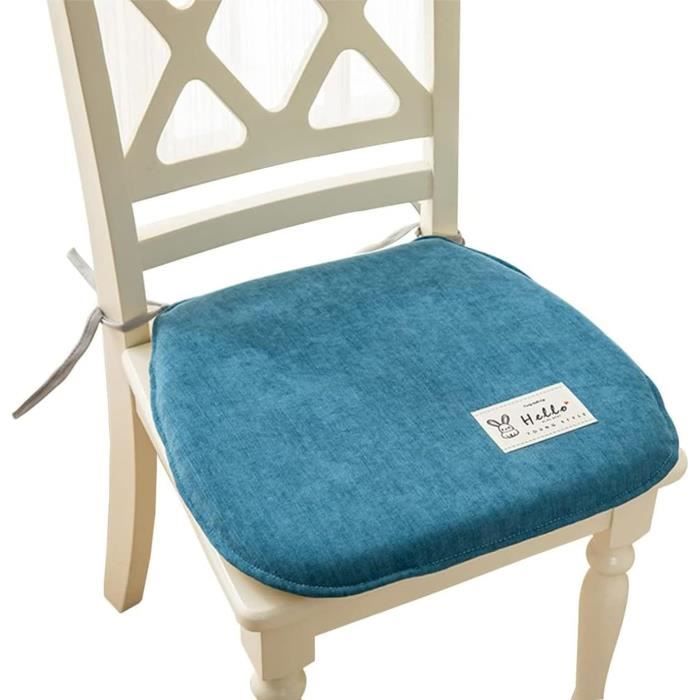 Galette De Chaise Lot De 2 Avec Attaches, Coussin Chaise Cuisine Galette De Chaise Lot De 2 Avec Attaches, Coussin Chaise Cuisine