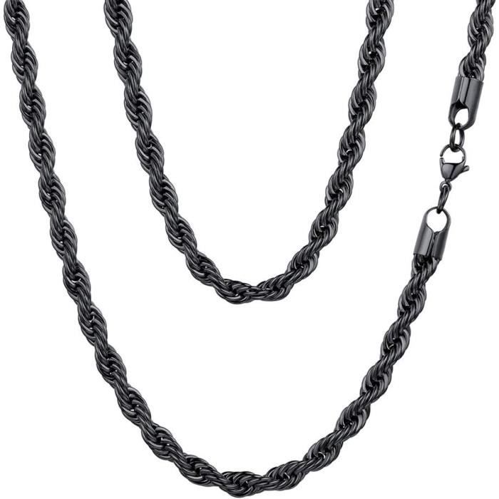 Chaîne En Acier Inoxydable Or Rose, 2 Mètres 1-3mm, Chaîne À Maillons Or, Collier En Vrac Pour