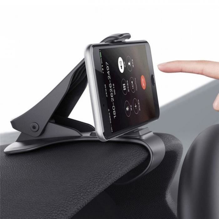 Support Téléphone Car Phone Holder Magnétique Voiture Tableau Bord  Titulaire Clip Universel Réglable Aimant Mobile Support Montage