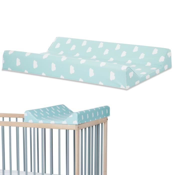 Plan A Langer Pour Lit Bebe 1x60 Nuage Menthe Cdiscount Puericulture Eveil Bebe