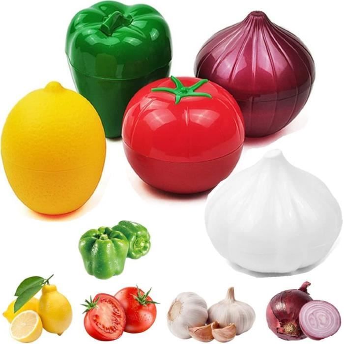 Boîtes De Conservation Heveer Pour Fruits Et Légumes – Lot De 2 – Réutilisables Et Lavables