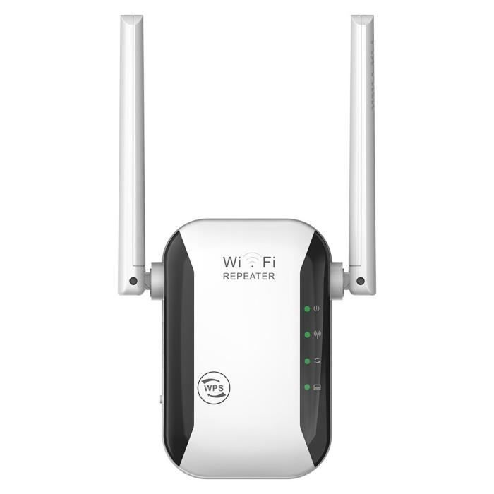 Répéteur WiFi 2.4 GHz 300 Mbps - Amplificateur De Signal Avec WPS - Compatible Toutes Box Internet - Mode Répéteur/AP