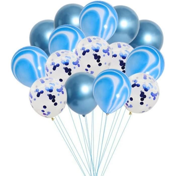 Ballons Latex Bleu Nuit 30 Cm - Paquet De 10, Pour Décoration De Fête, Anniversaire, événements Spéciaux - 4
