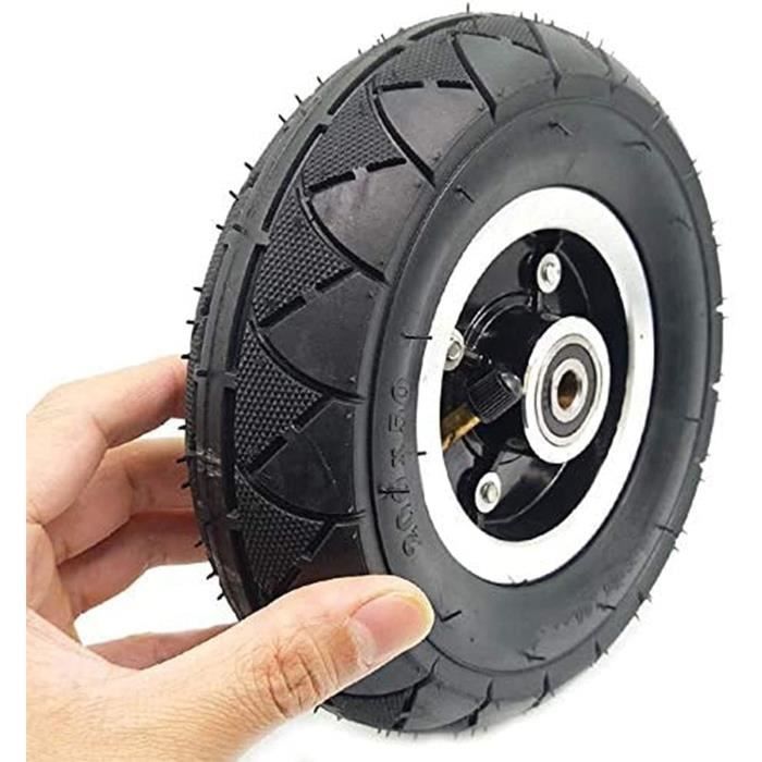 Pneu Solide 200x60 Pour Scooter électrique - Caoutchouc Haute Qualité, Antidérapant, Facile à Monter
