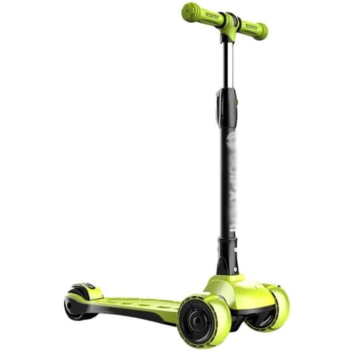 Trottinette Enfant TONBUX Lumineuse - Hauteur Réglable 75-85cm - Pliable, Léger 3,2kg - Pour 5-12 Ans - 50kg Max