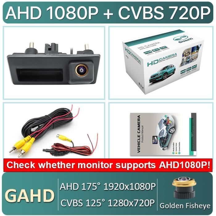 Caméra Grand Angle Voiture Caméra De Recul Voiture HD 170° Vision Nocturne - Pour VW Touareg/Tiguan, Audi A4L/Q7 - IP67 Caméra Marche Arrière Voiture HD