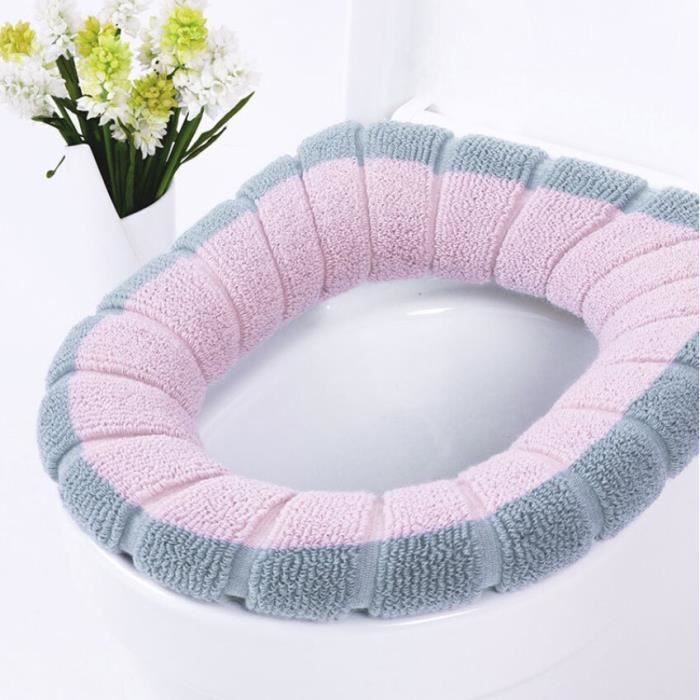 Housse De Siège De Toilette Chaud & Lavable | Confort Hiver, Universelle Pour Toutes Les Toilettes - 9
