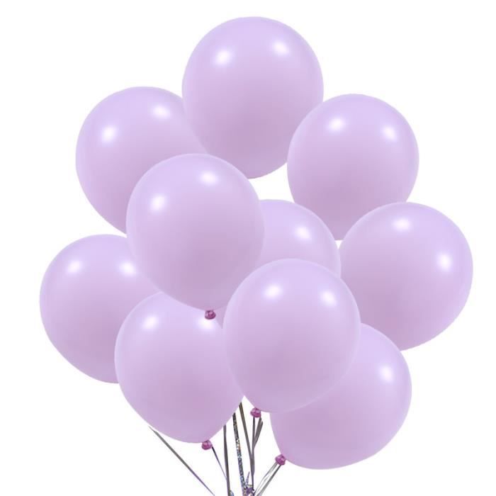 10pcs violet clair - Ballons de décoration princesse de glace, flocons de  neige en aluminium, ballon à Air, p
