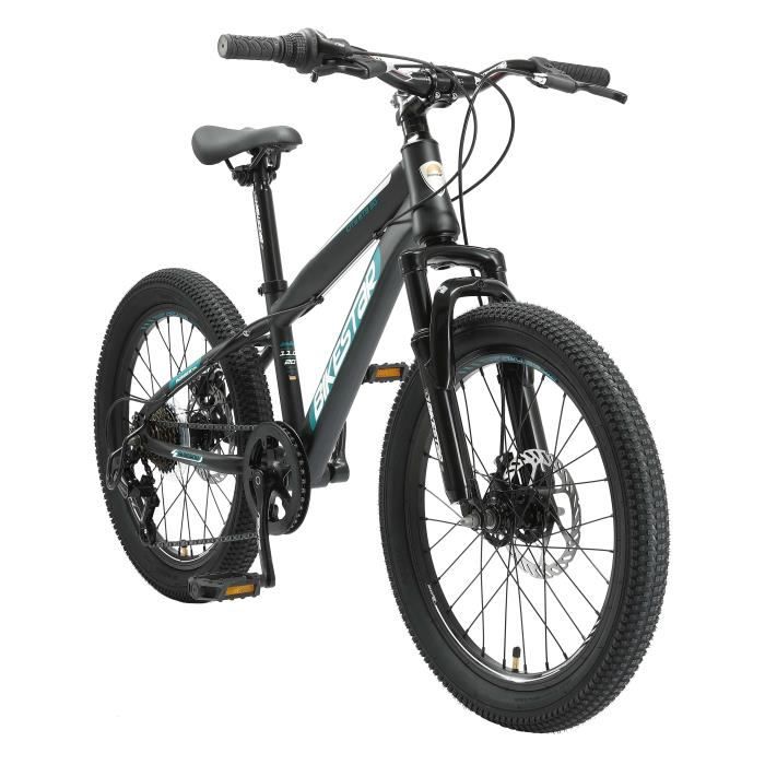 Shiyinge VTT 20 Pouces 6 Vitesses Pour Enfant – Cadre Acier Carbone, Double Frein à Disque, Porte-gobelet