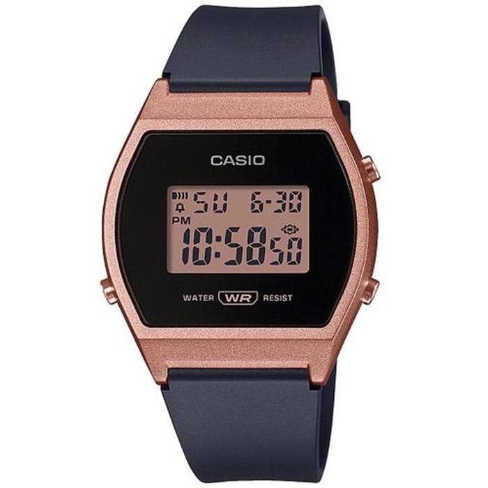 Montre casio plastique store noir