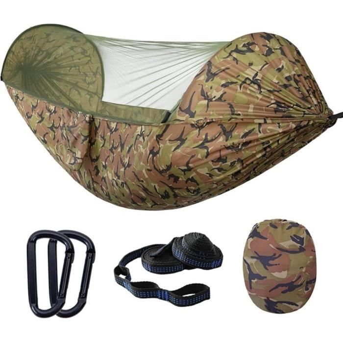 Hamac Portable à Moustiquaire - Mobilier de Jardin - Vert Foncé et Hamac Portable à Moustiquaire - Mobilier de Jardin - Vert Foncé et