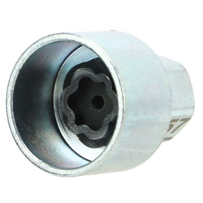 Ecrou Antivol Voiture Écrou Antivol De Rechange M&S Security Pour Audi - Clé L 810 - Compatible A3, A4, Q5, Etc. Verrouillage Roue Security Master 524