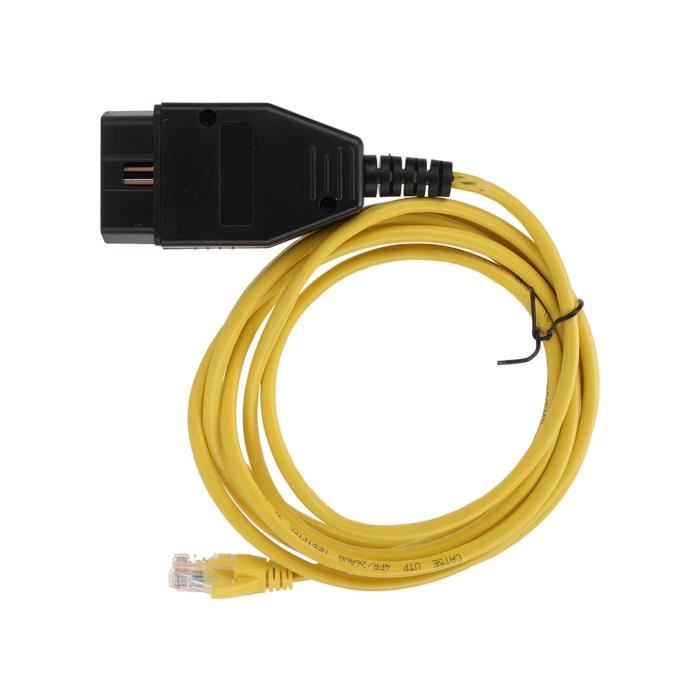 Dioche câble de codage ENET Câble de Programmation OBD2, Câble de Codage  Jaune ENET Câble de Diagnostic OBD2 avec video autoradio - Cdiscount Auto