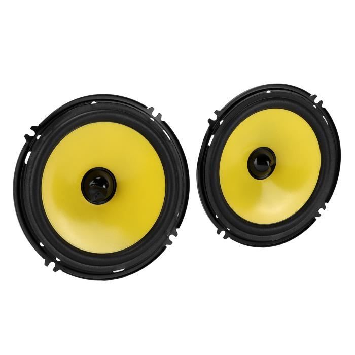 2 Pièces Haut-parleur Voiture Carré 500W - Tweeter Compact, Facile à Installer - Améliore L'audio Autoradio