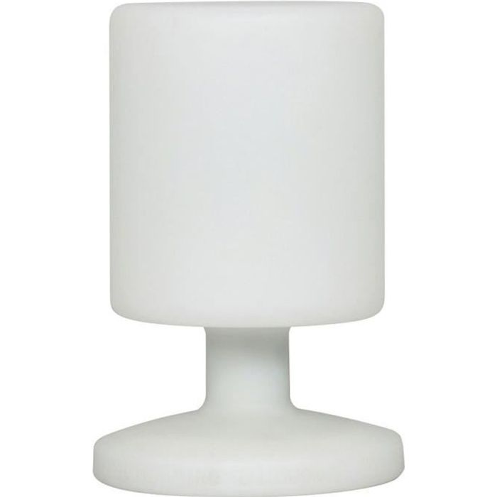 Lampe de table d'extérieur LED Smartwares Blanche 5W - Batterie rechargeable 8h