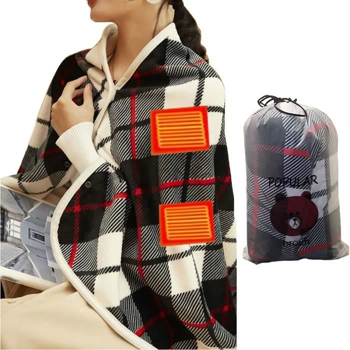 Couverture-poncho Hoodie Oversize — Ultra Douce En Peluche, Manches Longues, Plusieurs Coloris