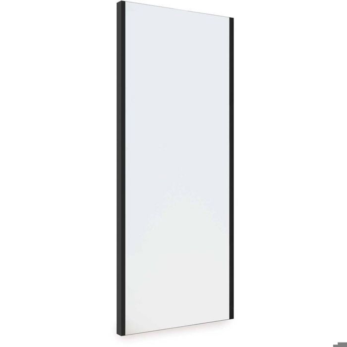 Emuca Miroir extractible pour lintérieur de larmoire Peint en noir texturé Acier et Plastique et Verre