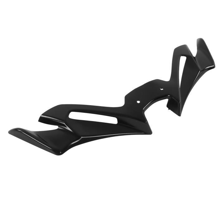 2 Ailerons Moto Universels ISpchen - Spoiler Aérodynamique En ABS Noir Pour Carénage