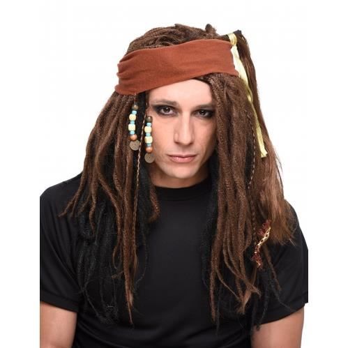 perruque pirate homme
