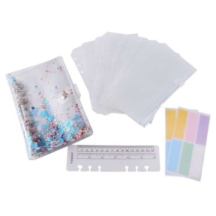 12 Pochettes De Rangement A6 Transparentes - Enveloppes Budget PVC Pour Liquide, Documents Et Cartes