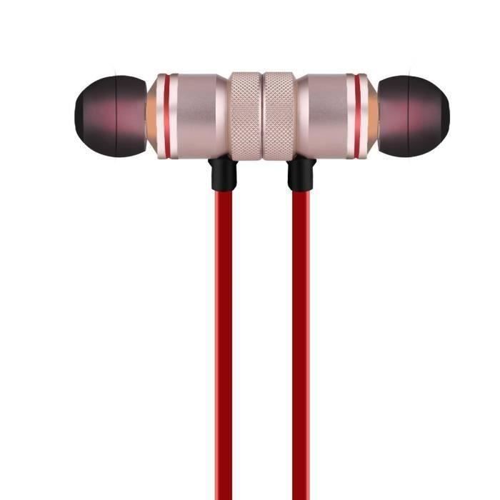Écouteurs Bluetooth Sport VBESTLIFE - Aimant, 3h Autonomie, Doré