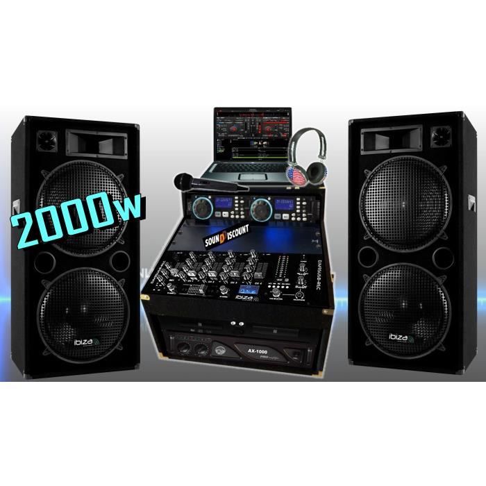 ENCEINTE SONO DJ 2000W A FOU ! - Cdiscount TV Son Photo