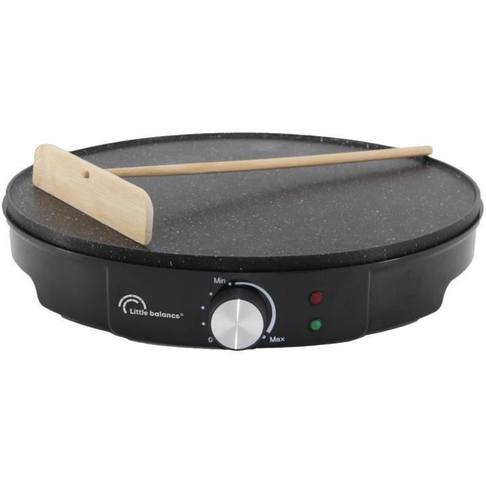 Crêpière LITTLE BALANCE Happy Crêpes Surface de cuisson 30cm Revêtement anti adhésif