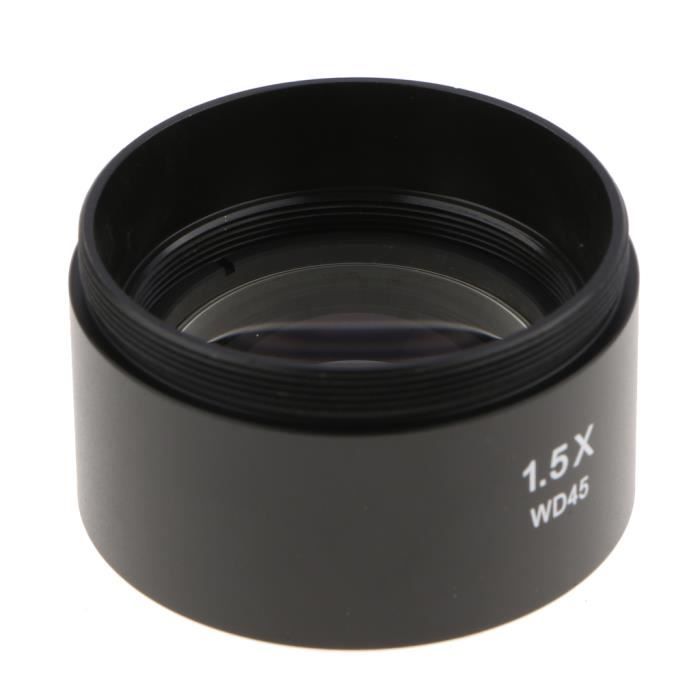 Objectif Barlow 0.5X AmScope - Pour Microscopes Stéréo SM Series (48mm)