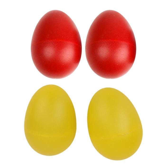 MARACAS ŒUFS SONORES GANZA 4 x oeuf Maraca Cdiscount Instruments