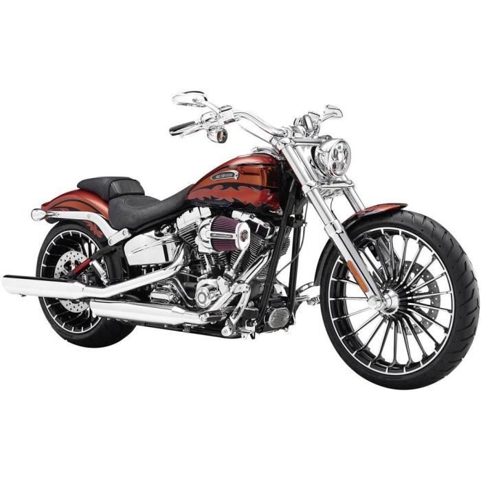 modèle d'exposition Maisto Modèle réduit de moto 1:12 Harley Davidson 2014 CVO Breakout 532327