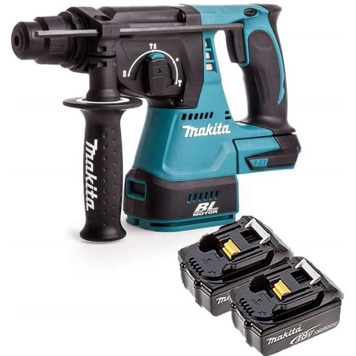 Makita DHR202Z 18 V Li-ion SDS Plus Rotatif Marteau avec 1 x 5.0Ah BL1850 Batterie